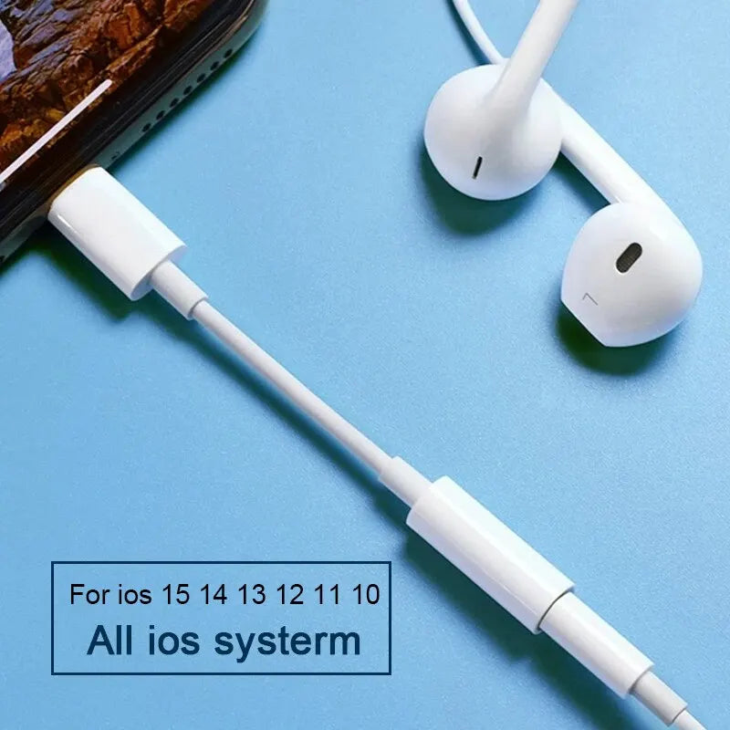 Adaptador de Fone de Ouvido para Iphone - IOS 10 a 15