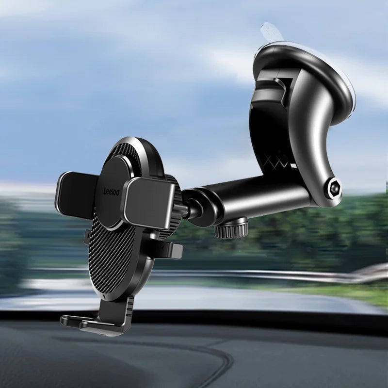 Suporte de Celular para Carro - Trava Automática e Rotação 360º